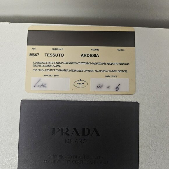 Prada Nylon Trifold Wallet - Picture 9 of 9